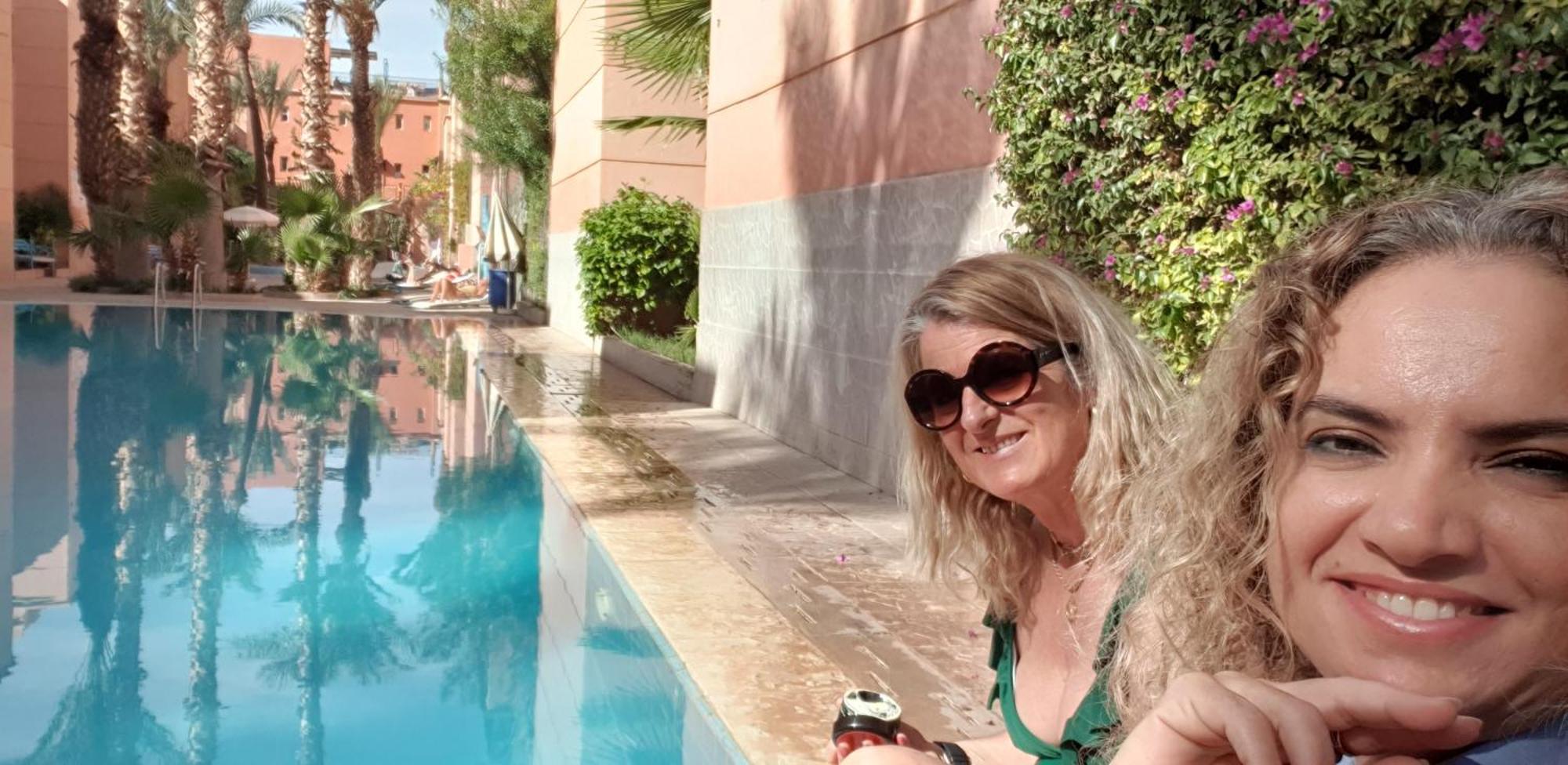 Riad Ramona Lqariya Seyaheya Marrákes Kültér fotó